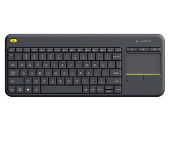 Express Delivery - Logitech K400 Plus Wireless Touch Keyboard - Black - ID 61665