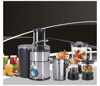 Mebashi ME-JB2008SS 800Watts 4 In 1 Juicer And Blender - Silver in UAE