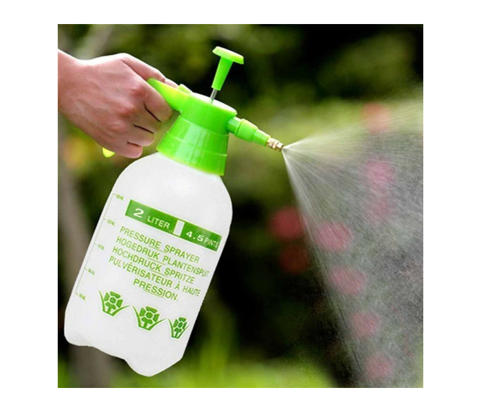 Express Delivery - 2L Pressure Spray Bottle - White and Green - ID 62325