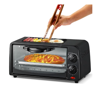 HTC 232-OE 8.0 Litre Toaster Oven And 15 Minutes Timmer Auto With Top Grill Tempered And Glass Door in OMAN