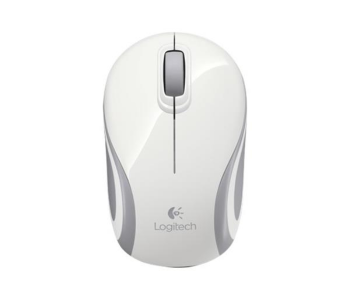 Express Delivery - Logitech M187 Mini Wireless Ultra Portable Mouse - White - ID 61673