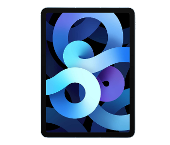 Express Delivery - Apple iPad Air 10.9 inch 4th Generation 2020 WiFi and Cellular 64GB - Sky Blue - ID 63701