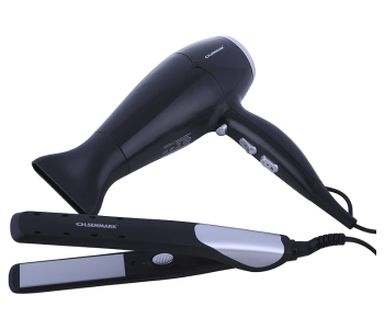 Express Delivery - Olsenmark OMHC4074 2 in 1 Professional Hair Styler Kit – Black - ID 61031