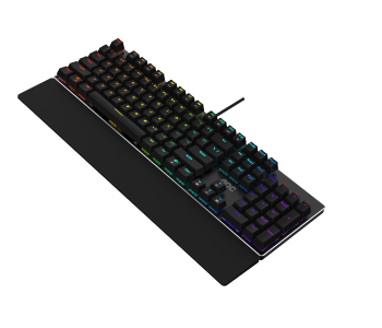AOC GK500 Mechnical RGB Gaming Keyboard With Outemu Blue Switch - Black in OMAN