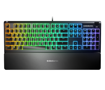 Express Delivery - SteelSeries Apex 3 Water Resistant Gaming Keyboard - ID 61998