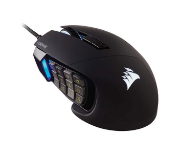 Corsair Scimitar RGB Elite Optical MOBA Or MMO Gaming Mouse - Black in OMAN