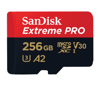 Express Delivery - Sandisk SDSQXCZ-256G-GN6MA 256GB Extreme Pro Micro SDXC Memory Card - ID 60413