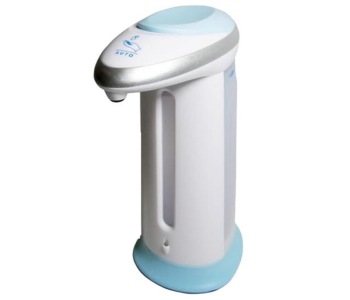 Express Delivery - Soap Magic Hand Free Soap Dispenser White/Blue  - ID 65101