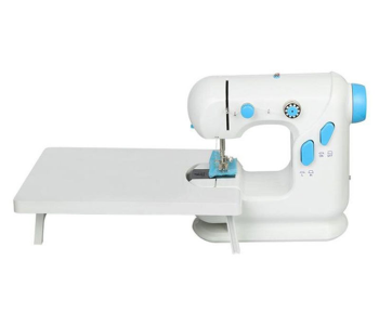 Express Delivery - Bison YFSM-306 Multifunctional Electric Sewing Machine With LED Light Foot Pedal - White  - ID 65098