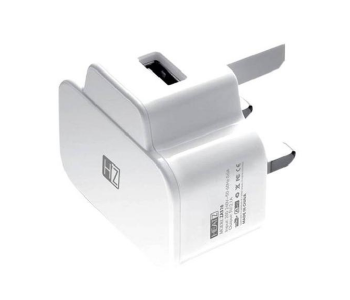 HeatZ ZAS16 Single Port Home Charger With Micro USB Cable - White in OMAN