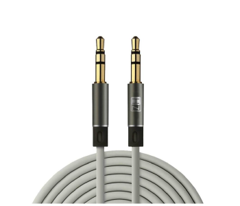 HeatZ ZX02 1 Meter 3.5 Mm Stereo AUX Cable - Grey And White in OMAN