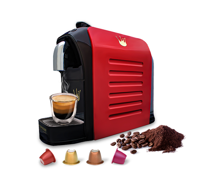 Swiss Presso Nespresso Compatible Espresso Coffee Machine - Red in UAE