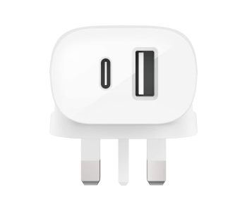 Express Delivery - Belkin F7U097MYWHT 30W USB-C Wall Charger - White - ID 64798