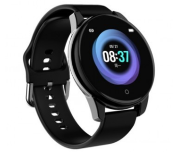 D15 Smart Watch With Heart Rate Monitor Wristband - Black in KSA