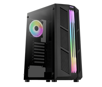 AeroCool Prime ARGB Mid Tower Case - Black in OMAN