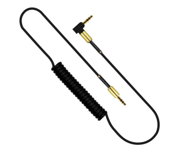 HeatZ ZX01 1 Meter 3.5 Mm Stereo AUX Cable - Black And Gold in OMAN