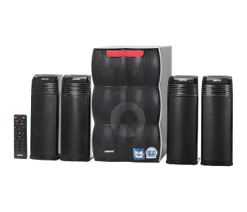 Geepas GMS105 4.1 Channel Multimedia Speaker - Black in KSA