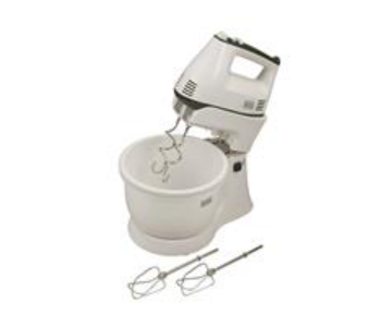Perucci 7 Speed PC-203 Hand Mixer With Plastic Bowl - White in UAE