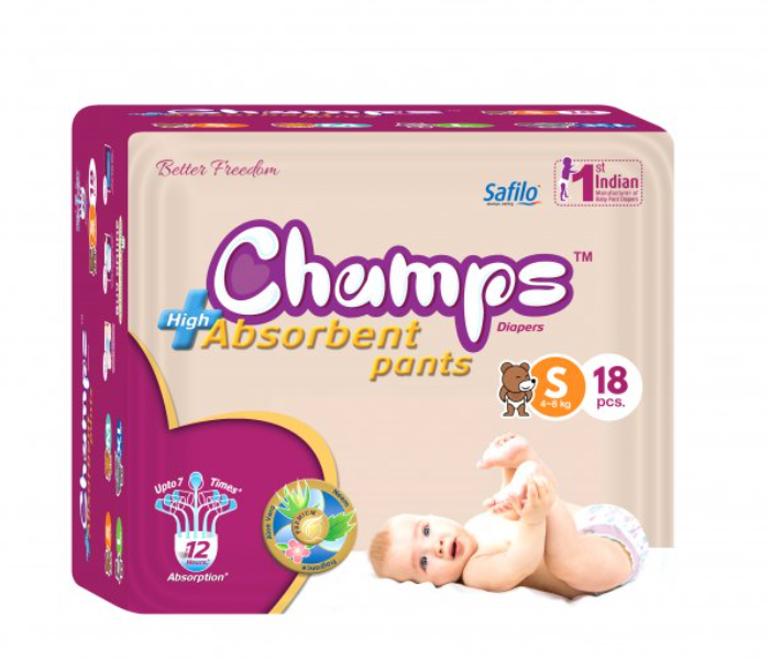 Champs Small 18 Pants Baby Diaper in UAE