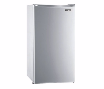 Geepas GRF119SPE 110 Litres Defrost Single Door Refrigerator - Silver in UAE
