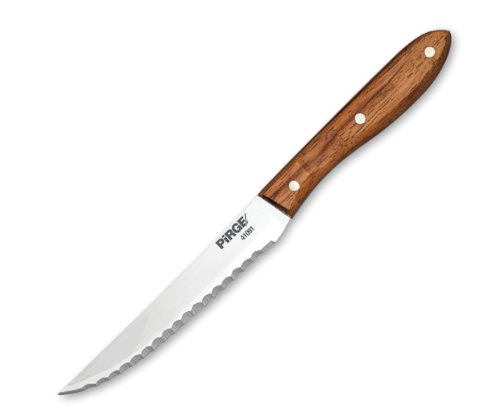 Express Delivery - Pirge PG 41091 11 Centimeters Steak Knife Rosewood Handle - ID 65080