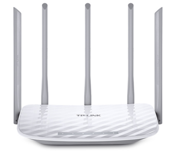 Express Delivery - TP- Link Archer C60 AC1350 Wi-Fi Speed Up to 867 Mbps/5 GHz Plus 300 Mbps/2.4 GHz, Wireless Dual Band Router- White - ID 67797