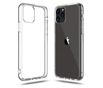 Express Delivery - IP11PRO MAX Shock Proof Bumper Soft TPU Silicone Transparent Anti-Scratch Cover Compatible with  iPhone 11 Pro Max- Transparent - ID 67914