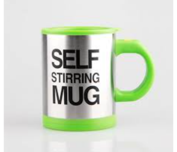 Self Stirring Coffee Mug COF1141 - Green in UAE
