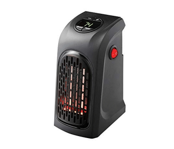 Plug In 350 Watts Handy Heater - Black in UAE