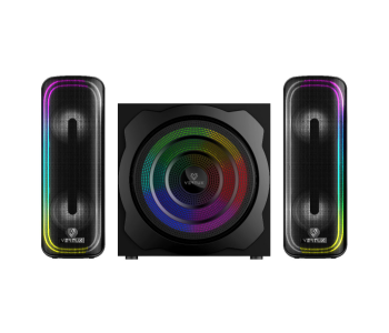 Vertux SonicThunder-80 80W Surround Sound Gaming Speaker - Black in OMAN