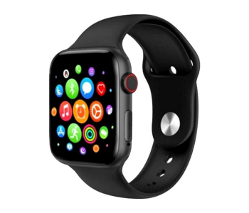 Express Delivery - T500 Series 5 Smart Watch with Replacement Strap - Black - ID 66392