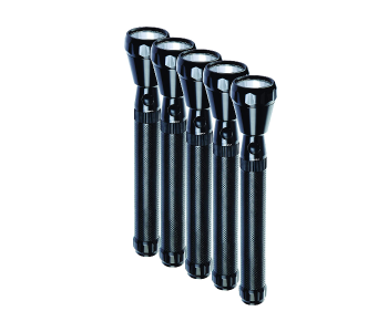 Impex CB5555 5 Pieces Combo Rechargeable LED Flash Light - Black in OMAN
