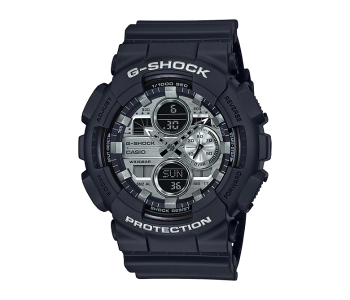 Casio GA-140GM-1A1DR G-Shock Special Color Model Analog Digital Watch - Black And Silver in UAE