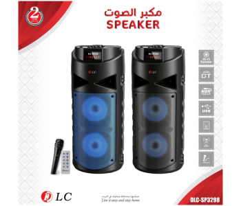 Express Delivery - Portable Bluetooth Speaker 3298 With Mic - Black - ID 68976