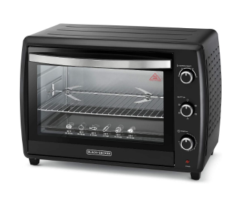 Black And Decker TRO70RDG-B5 70 Litre Toaster Oven With Double Glass And Rotisserie - Black in UAE