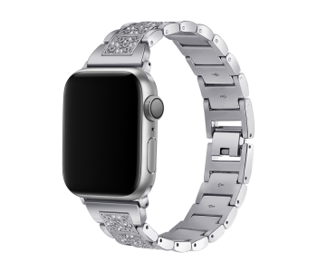 Promate FROST-38SM 38mm Bracelet Watch Strap For Apple Watch - Silver in UAE