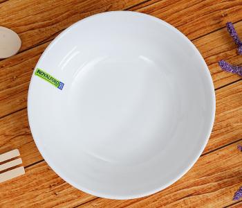 Royalford RF8012 8-inch Porcelain Ware Magnesia Bowl - White in UAE
