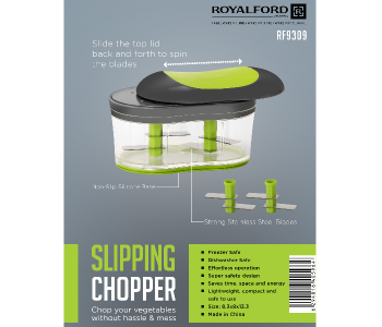 Express Delivery - Royalford RF9309 Slipping Chopper - Multicolor - ID 37590