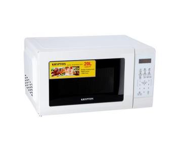Krypton KNMO6216 20 Liter Digital Microwave Oven - White in UAE