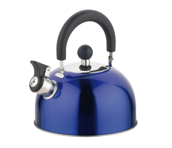 Royalford RF6770 2 Litres Stainless Steel Whistling Kettle - Blue in UAE