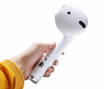Giant Wireless Bluetooth Earphone Speaker For AirPods- White in OMAN