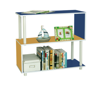SH0000495 Flexi Storage Rack With 2 Compartment - Blue And Yellow in KSA