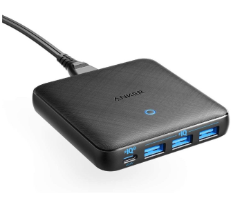 Express Delivery - Anker A2045 PowerPort Atom III Slim USB C Charger - Black - ID 69321