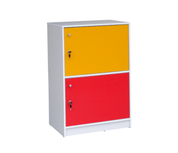 CB829 Cabinet Storage Shelf With 2 Compartment - White in KSA
