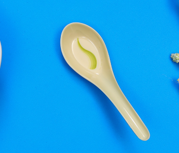 Royalford RF8094 5.5-inch Melamine Ware Super Rays Spoon - Mint Green in UAE