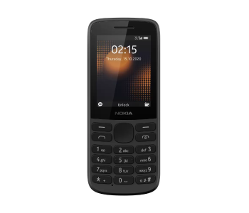 Express Delivery - Nokia 215 4G Dual SIM Basic Mobile - Black - ID 73051