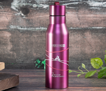 Royalford RF6605 450ml Stainless Steel Vacuum Bottle - Pink in OMAN