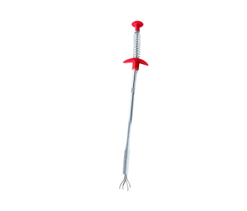 Express Delivery - Sink Drain Sewer Pipe Cleaning Tool Silver and red - ID 72631