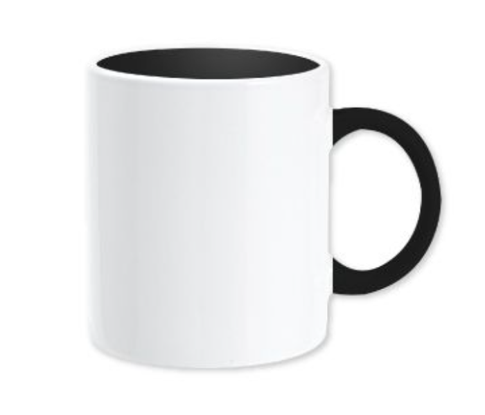 SS Two Tone Coffee Mug - Black And White in UAE
