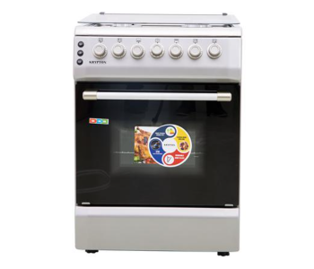 Krypton KNCR6240 4 Burner Cooking Range 60x60- Silver in UAE